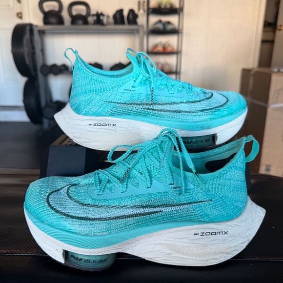 Nike Air Zoom Alphafly Next% running shoes in "Hyper Turquoise" - Picture 2 of 6